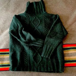 Women’s wool blend turtle neck sweater